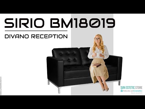 Sirio BM18019 divanetto in pelle reception arredamenti parrucchiere estetica