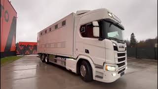 Scania R 580 6x2*4 RETARDER / BOX L=8168 mm camión para transporte de ganado | Imagen 4 - Autoline