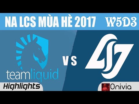 TL vs CLG Highlights Game 1 NA LCS Summer 2017 Team Liquid vs Counter Logic Gaming by Onivia