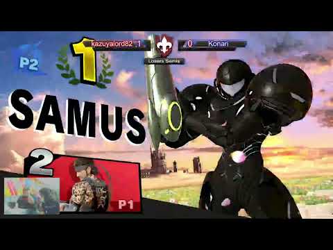kazuyalord82 (Snake) vs Konari (Dark Samus) -  Losers Semi-Final  - Rogue Rumble #24