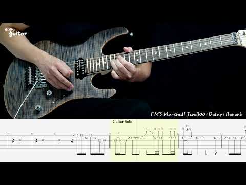 Avenged Sevenfold - Seize The Day Guitar Solo Lesson With Tab(Slow Tempo)