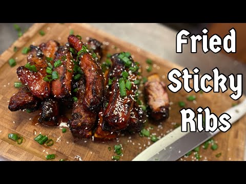 Fried Sticky Ribs | Asian Style Pork Ribs