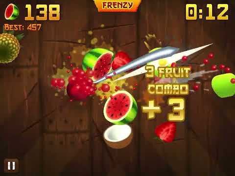 Fruit Ninja: Gameplay Walkthrough Part 1 - Slicing Fruit (IOS,Android)