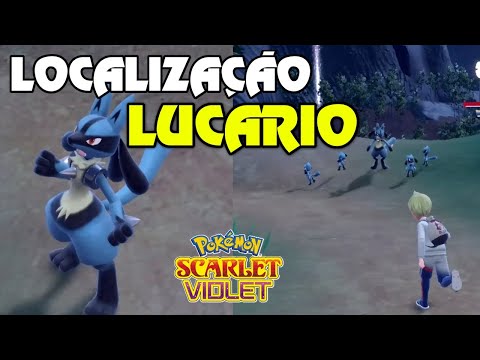COMO CAPTURAR O LUCARIO NO POKEMON SCARLET AND VIOLET