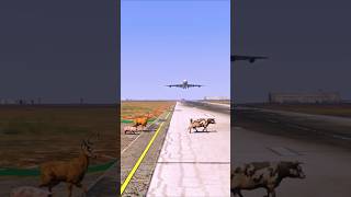 Download lagu Animals Appear Unexpectedly During Aircraft Descent | Grand Theft Auto V || mp3