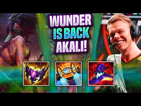 WUNDER BRINGS BACK AKALI! - FNC Wunder Plays Akali Top vs Sylas! | Season 2022