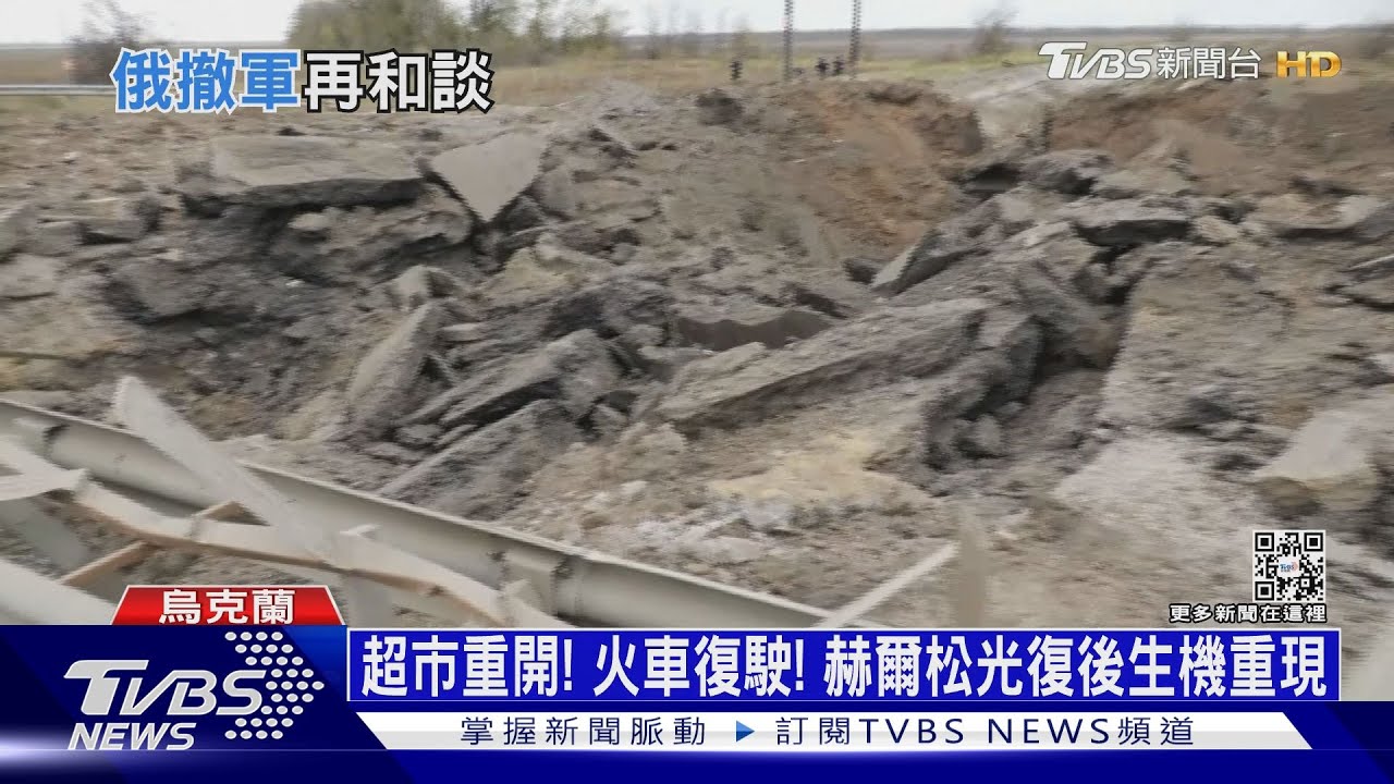 超市重開!火車復駛!赫爾松光復後生機重現