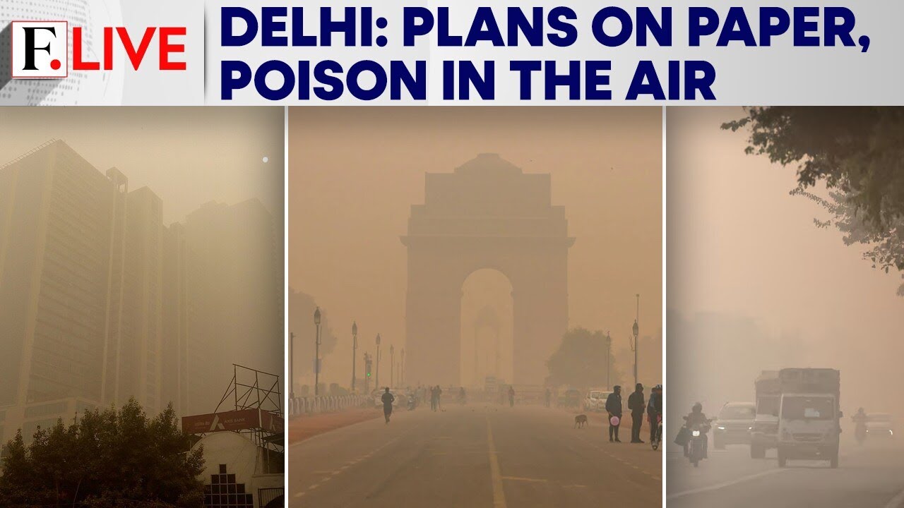 Delhi’s Air Emergency: AQI Crosses 350 and Toxic Smog Ground Flights | Firstpost Live | N18G