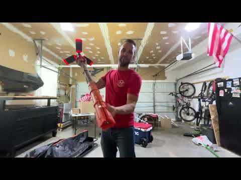 Saker Portable Camping Light with Stand 73.2" Rechargeable Work Light 800/3200 Lumen 4000/6500K