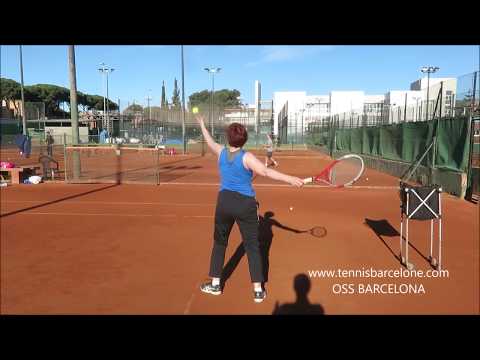 STAGE DE TENNIS À BARCELONE pour Anne Muller