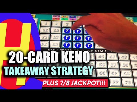 Keno Strategy: The Takeaway Method PLUS, 7/8 Jackpot! #KENONATION