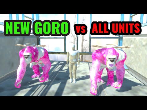 FPS AVATAR Death Run with NEW GORO to fight ALL Units and NEW Dragon Animal Revolt Battle Simulator