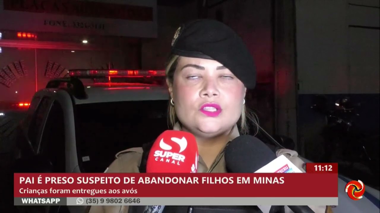 Pai é preso suspeito de abandonar filhos em Minas Gerais