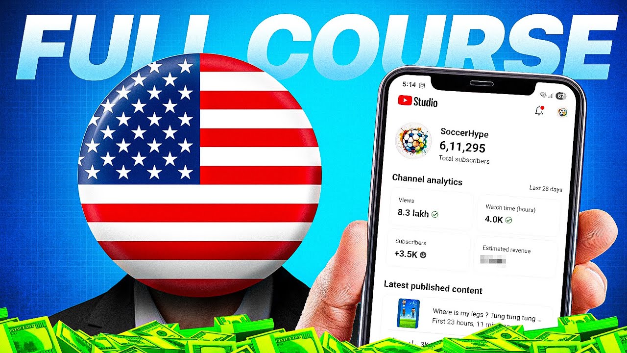 How to make USA Based YouTube Channel (Real Method + Proof)