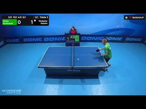 10:45 Denys Shcherbak - Vladyslav Kaluhin 20.09.2023 TT Euro.Cup Ukraine Star. TABLE 3