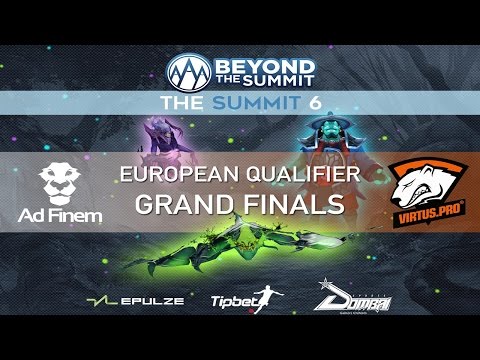 Ad Finem vs Virtus Pro 1-3 bo5 The Summit 6 EU Qualifiers Final 2016