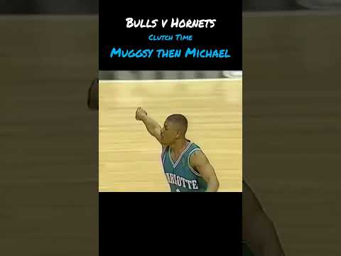 MICHAEL BEATS HORNETS BUZZER - Clutch Time Bulls V Hornets  #goat #nba #basketball