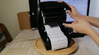 รีวิว สาธิต ทดสอบ HPRT HT100 Barcode Printer เชื่อมต่อ USB LAN Ethernet RS232 Interface