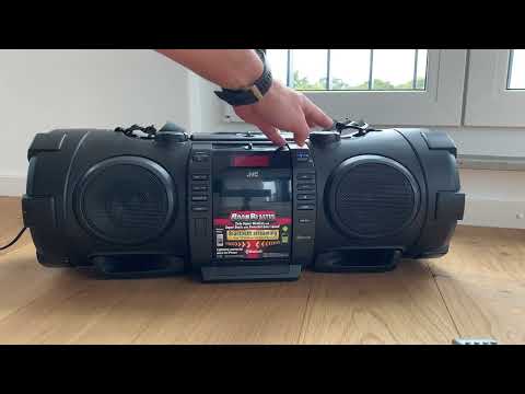 JVC NB 75 Boomblaster Boombox Bass Test