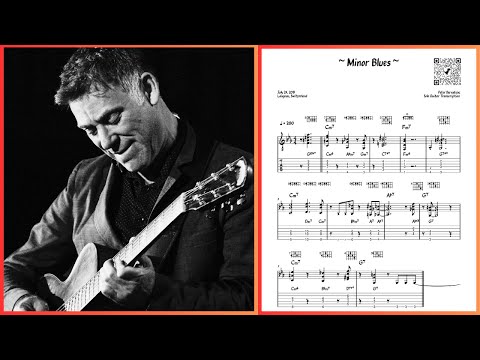 Peter Bernstein - Minor Blues Comping - Solo Jazz Guitar Transcription