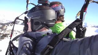 preview picture of video 'Paragliding in La Plagne'