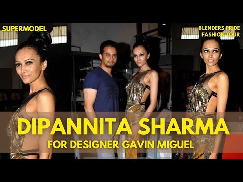 SUPERMODEL DIPANNITA SHARMA & FASHION DESIGNER GAVIN MIGUEL | THE BLENDERS PRIDE FASHION TOUR 2013