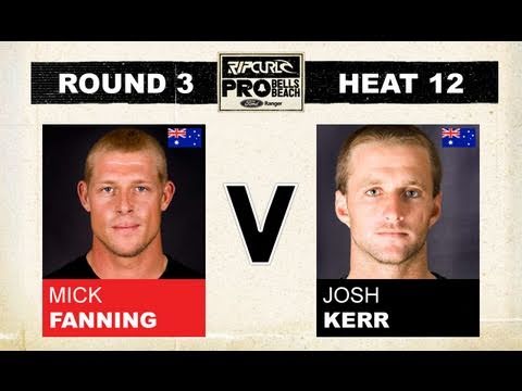 Round 3, Heat 12 - Mick Fanning vs Josh Kerr