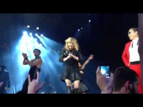 Madonna featuring Psy - Give it 2 Me, Gangnam Style, Music - MSG #2, MDNA Tour - November 13, 2012