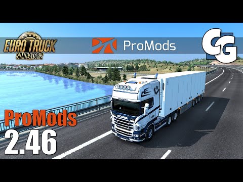 ProMods 2.46 Map Combo (+ PM ME, RusMap 2.1, RoEx 2.6, SR 8.0) - ETS2