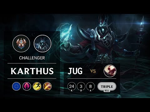 Karthus Jungle vs Lee Sin - EUW Challenger Patch 9.7
