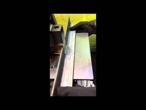 Edwards Ironworkers Coper Notcher Notching 2" x 1/4" Angle Iron @ Trick-Tools