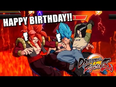 ◢ 🔝🤯 ¡REMONTO A ESTE EQUIPO CHETADO CON UN HAPPY BIRTHDAY! 🤯🔝 | FighterZ ◣