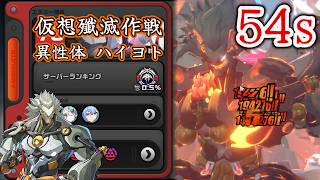 【ゼンゼロ】仮想殲滅作戦 異性体・ハイヨト 極限 被ダメ無し 54秒 盤岳 / ロクシー / リュシア （Ver 3.3）