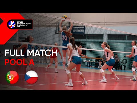 Full Match | Portugal vs. Czechia | CEV U22 Volleyball European Championship 2026 Women | Pool A