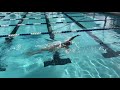 50 Backstroke in Swim Practice - September 2020