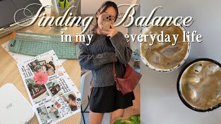 Finding balance in the chaos of everyday life ☁️ | realistic days in my life + journaling catch up