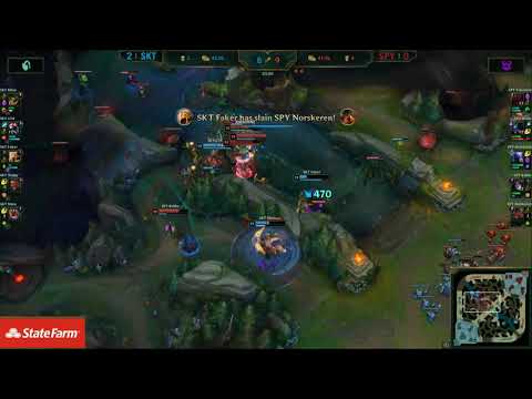 Splyce ACE vs SKT - Worlds 2019