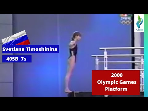 2000 Svetlana Timoshinin Team Russia - 405b - 7s - Platform Diving - Olympics Games