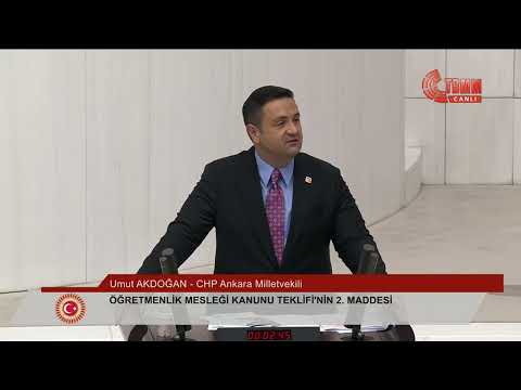 TBMM Genel Kurulu'nda öğretmenlerimizin ve Milli Eğitimin sorunları hakkında konuşma yaptım