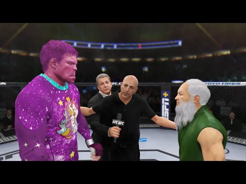 UFC 4 - Purple Hulk vs. Old Bruce Lee - Original Fighters 💚