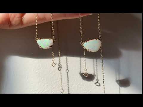 [Jamie Park Jewelry] Freeform Opal Necklaces