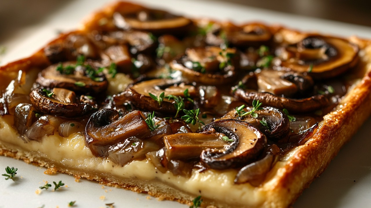 Knusprige Champignon-Tarte by PilzLiebe — recipe photo