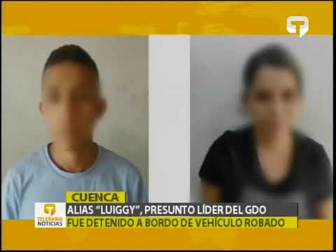 Alias Luiggy presunto líder del GDO fue detenido a bordo de vehículo robado