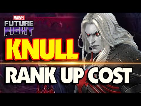 Native T-3 KNULL Total Rank Up Cost Prediction - MARVEL Future Fight