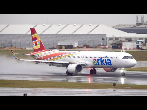 Arkia Israel Airlines A321LR Landing & Takeoff at Lisbon Airport
