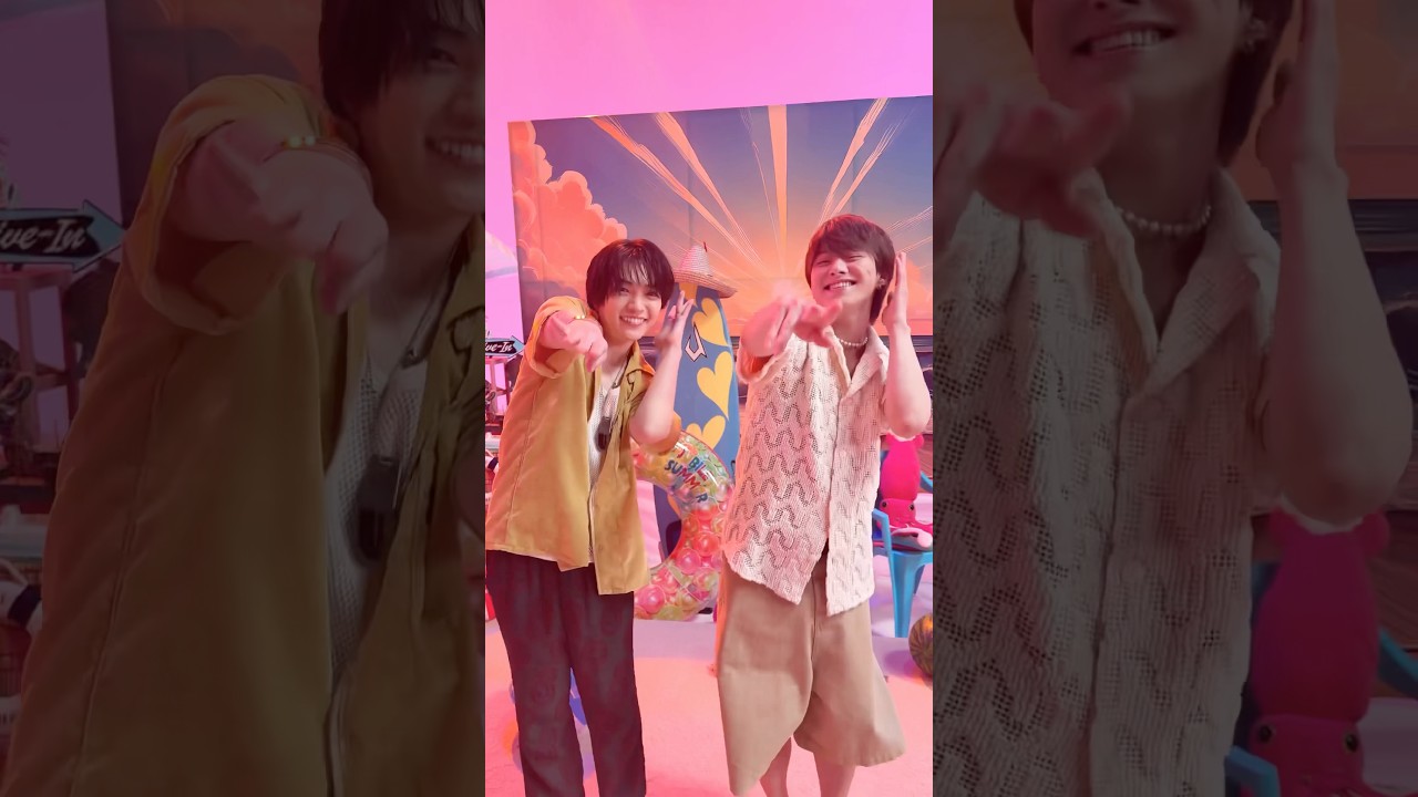 指人形から変身?!💭👦🏻 #ギラギラサマー MV公開中🪩🍧 #なにわ男子 #西畑大吾 #大橋和也