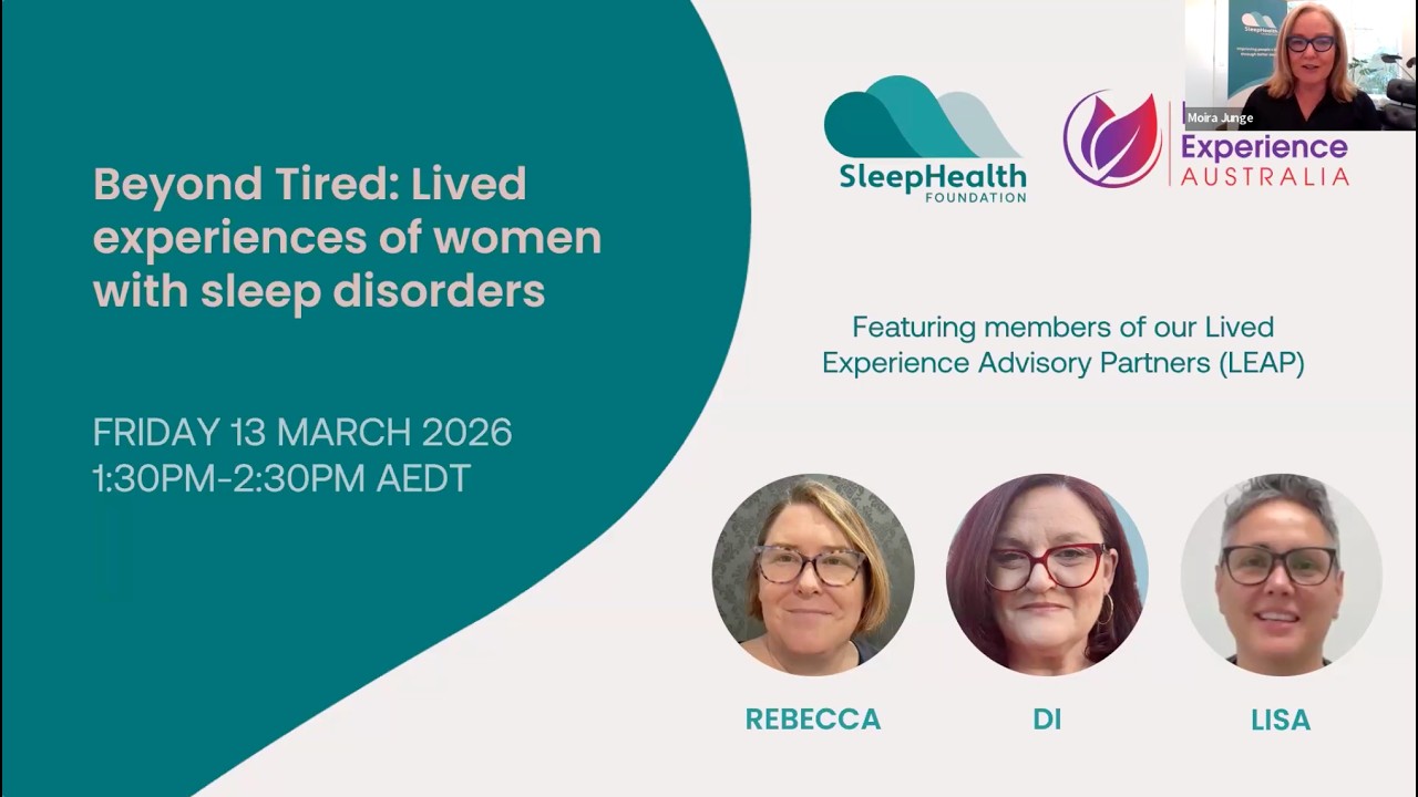 Beyond Tired: Lived experiences of women with sleep disorders