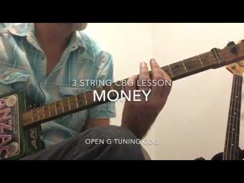 Money Pink Floyd Cigar Box Guitar Tutorial