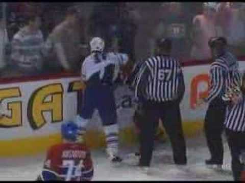 Darcy Tucker vs Josh Gorges
