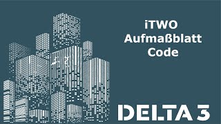 iTWO Aufmaßblatt Code